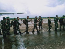 Purna Tugas Pam Obvitnas PT Freeport Papua, Prajurit Yonif 116/GS Kembali Ke Aceh