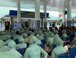 Cegah Pelanggaran, Kakum Korem 012/TU Sosialisasi ke Yonif 115/Macan Leuser