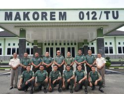 Kunjungan Kerja Kepala Keuangan Kodam Iskandar Muda ke Korem 012/TU