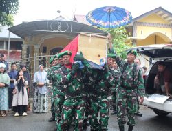 Danrem 012/TU Sampaikan Belasungkawa Atas Wafatnya Babinsa Kodim Abdya