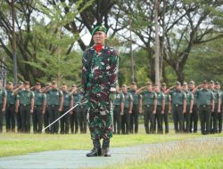 Korem 012/TU Gelar Upacara Bendera Mingguan Perdana Januari 2025