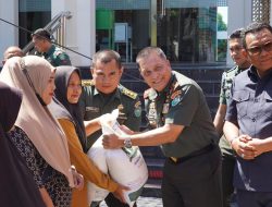 Kodam Iskandar Muda Sinergi dengan Bulog dalam Penyaluran Bantuan Pangan Beras di Aceh 