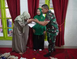 Wujud Empati dan Kepedulian, Danrem 012/Teuku Umar Kunjungi Keluarga Almarhum Koptu Sukran