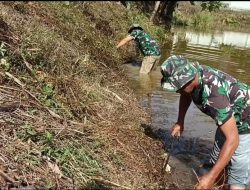 ‎Dukung Ketahanan Pangan, Kodim Aceh Selatan Bangun Kolam Ikan Edukatif dan Produktif