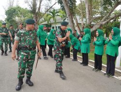 Danrem 012/TU Tinjau Latihan Prajurit Yonif 115/ML