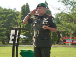 Danrem 012/TU Kolonel Inf Benny Rahadian Pimpin Sertijab Empat Komandan Satuan Jajaran
