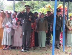 Dandim 0116/Nara Pimpin Upacara pemakaman Prajurit Secara Militer