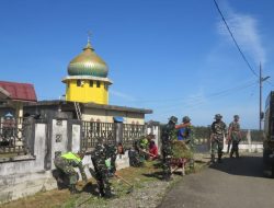 Yonif TP 856/SBS Disambut Antusias, Bukti Kemanunggalan TNI-Rakyat