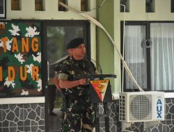 Upacara Pelepasan Pindah Satuan Prajurit Yonif 115/ML