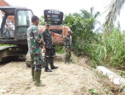 Dansatgas TMMD Reguler Ke-125 Cek Langsung Pembukaan Badan Jalan di Desa Kuta Cepu