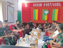 Kodim 0107/Aceh Selatan Terima Kunjungan Aspidmil: Bangun Kolaborasi Kuat dalam Penegakan Hukum