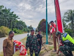 Semangat Kemerdekaan Membara! Kluet Timur Kompak Kibarkan Merah Putih