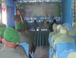 Bangun Solidaritas Komandan 0116/Nagan Raya Laksanakan Kunker ke Koramil 04 Beutong