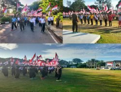 Merah Putih di Ujung Negeri, Kodim 0112/Sabang Ikut Serta Kibarkan 2.025 Bendera Sambut HUT RI ke-80