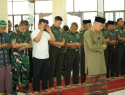 Danrem 012/TU sambut kedatangan Kasdam IM di Makorem 012/TU