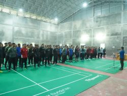 Danrem 012/TU Resmi Buka Turnamen Badminton Korem 012/TU dan Disjan TA. 2025