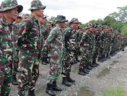 Apel Gabungan Pemda,TNI, Polri dan Masyarakat dalam Rangka Gotong Royong Bersama