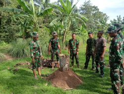 Korem 012/TU Berikan Pembelajaran Ketahanan Pangan Kepada Personel Yonif TP 856/SBS