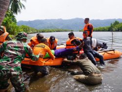 Kodim 0107/Aceh Selatan Gelar Latihan Lapangan Penanggulangan Banjir
