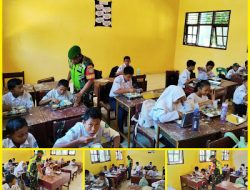 Jajaran Korem 012/TU Dampingi Program Makan Bergizi Gratis di Sekolah-Sekolah