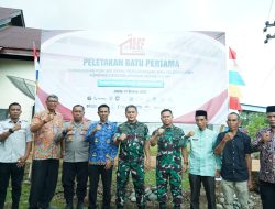 Danrem 012/Teuku Umar Ikuti acara Ground Breaking KDKMP Pembangunan 800 Gerai Koperasi Merah Putih Secara Vidkon