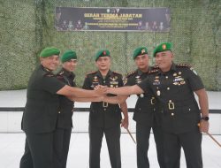 Estafet Kepemimpinan, Danrem 012/TU Resmi Serahkan Tongkat Komando Dandim 0110/Abdya dan Danyonif 116/GS