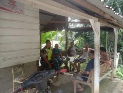 Korem 012/TU : Melalui Giat Komsos Babinsa Koramil 01/ Sungaimas Ciptakan Situasi yang Baik, Aman dan Tentram dengan Warga Binaan